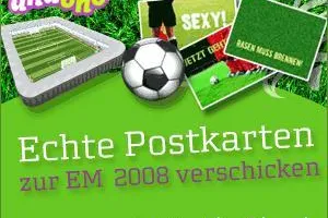 EM 2008 - Echte Postkarten von AhaOho online gestalten und direkt an die deutsche Nationalmannschaft schicken Bild: EM 2008 - Echte Postkarten von AhaOho online gestalten und direkt an die deutsche Nationalmannschaft schicken