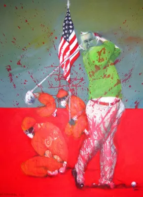 Bild: „golf ist kunst“