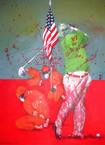 Bild: „golf ist kunst“