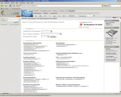 Bild: Neue, branchenorientierte Jobbörse – Bochumer Web-Plattform UNITRACC kooperiert mit der Bundesagentur für Arbeit