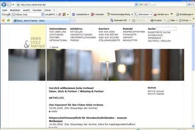 Bild: Ebner, Stolz & Partner - Relaunch der Website mit neuester Version SixCMS 7.1