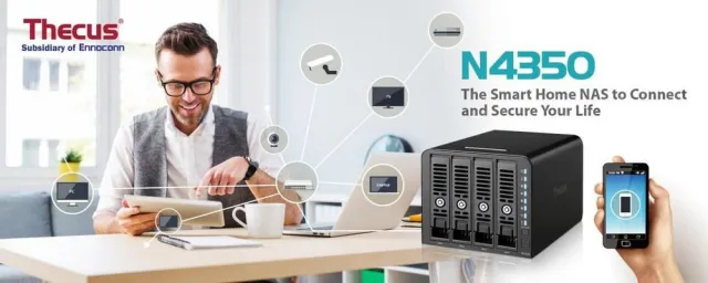Bild: Thecus® kündigt neues erschwingliches 4-Bay NAS an: Das N4350