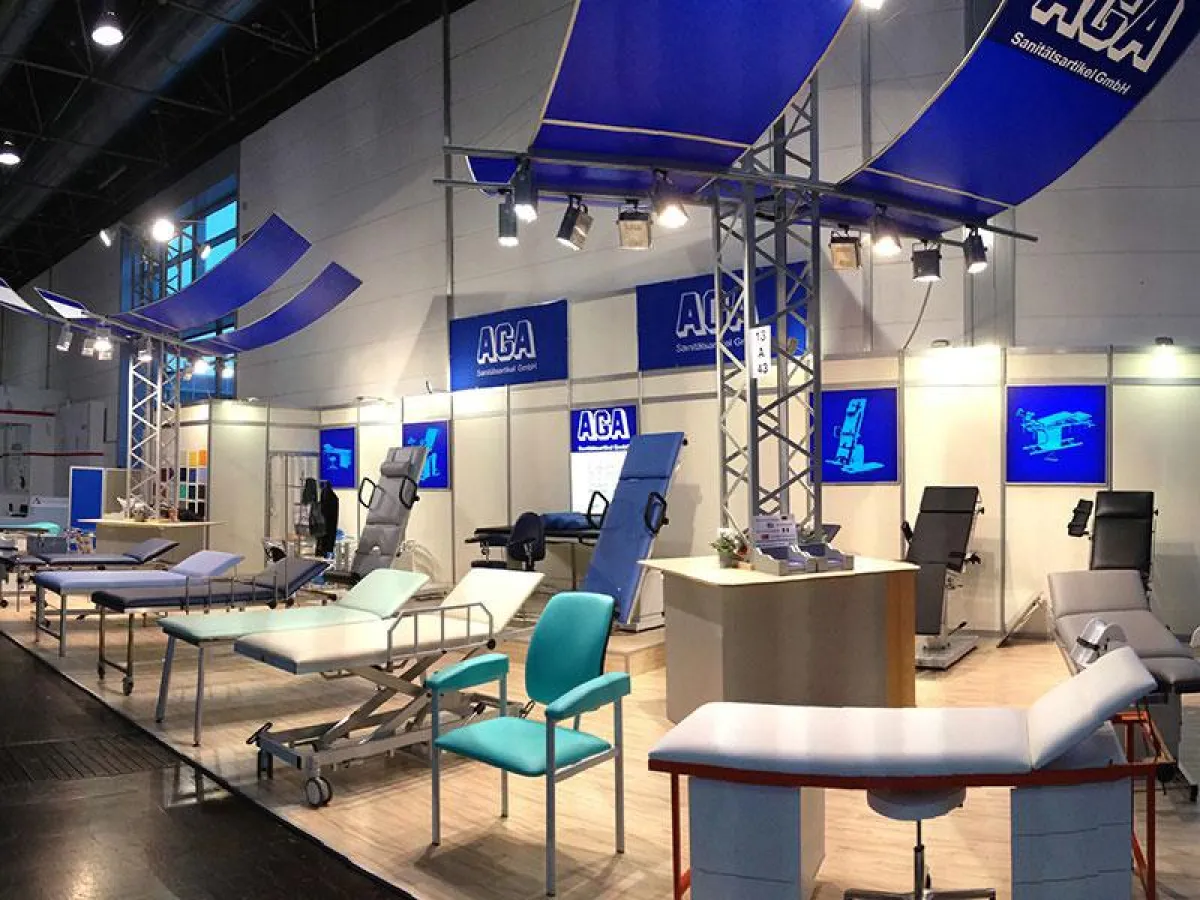 Der Messestand der AGA auf der diesjährigen MEDICA