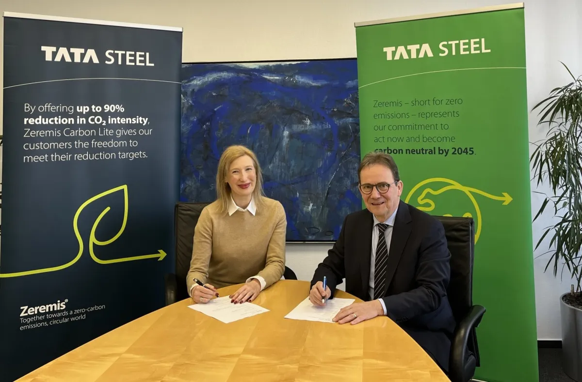Waelzholz und Tata Steel Nederland möchten bis 2045 komplett CO2-neutral produzieren.  (© C.D. Wälzholz GmbH & Co. KG )
