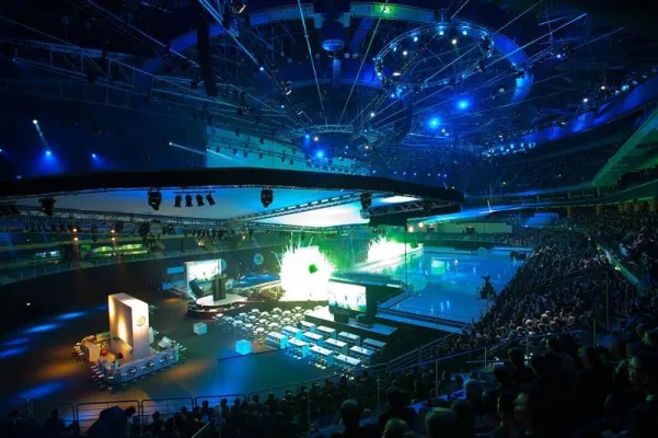 Spektakuläre Bühneninszenierung bei der Skoda World Dealer Conference Bild: Spektakuläre Bühneninszenierung bei der Skoda World Dealer Conference