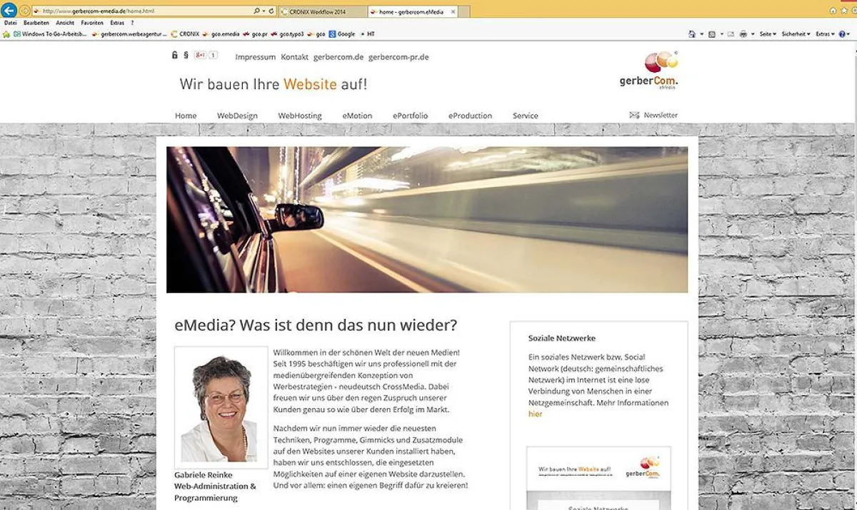 Alle elektronischen Dienstleistungen aus einer Hand und auf einer eigenen Website