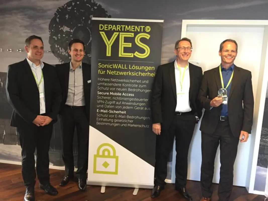 Distributor des Jahres ist Infinigate Deutschland (Quelle: Dell SonicWALL)