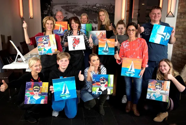 Artparty – das ist Entspannung und Kreativität Bild: Artparty – das ist Entspannung und Kreativität