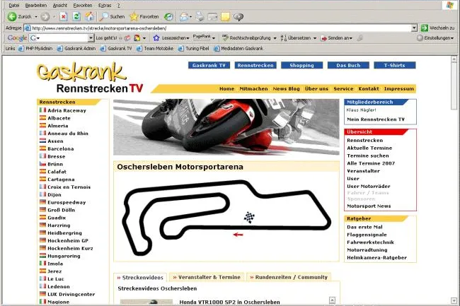 Bild: Ready to Race mit Rennstrecken TV