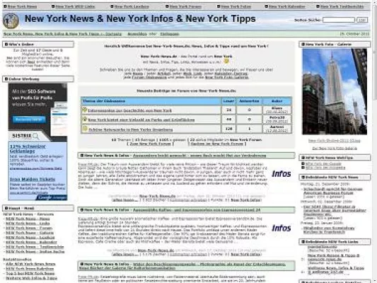 Bild: Relaunch von New-York-News.de: Neues Forum und Foto-Galerie