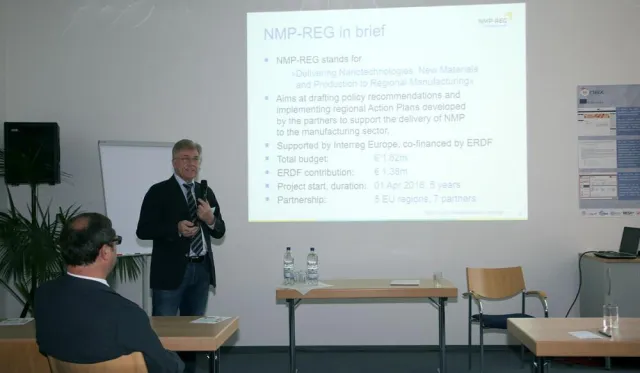 Bild: NMP-REG präsentiert sich auf ENEX-Abschlusskonferenz: Viel Potenzial für Zusammenarbeit
