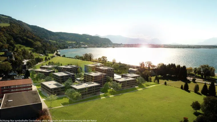 Bild: Wohnanlage Seewiesen feiert Dachgleiche