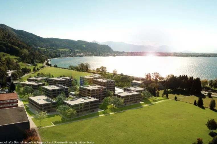 Bild: Wohnanlage Seewiesen feiert Dachgleiche