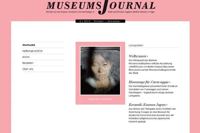 Bild: Perfektes Zusammenspiel von On- und Offline: Relaunch Museumsjournal