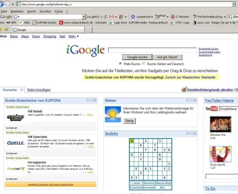 Kupona bietet Kunden mit Google Gadget-Anzeigen neues Werbeformat Bild: Kupona bietet Kunden mit Google Gadget-Anzeigen neues Werbeformat