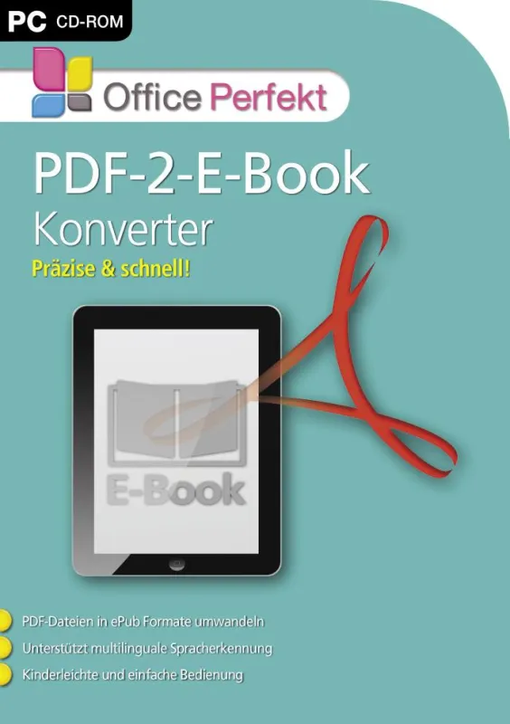 PDFs und eingescannte Dokumente wandelt der PDF-2-E-Book Konverter ins ePub-Format um.