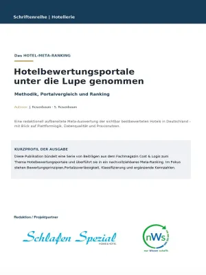 Bild: Neue Studie analysiert 20 Hotelbewertungsportale: Erstmals Meta-Ranking für den deutschen Hotelmarkt erstellt