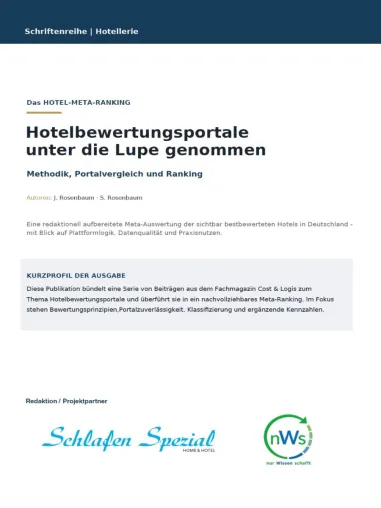 Bild: Neue Studie analysiert 20 Hotelbewertungsportale: Erstmals Meta-Ranking für den deutschen Hotelmarkt erstellt