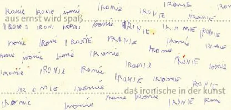 Bild: »aus ernst wird spaß … das ironische in der kunst«