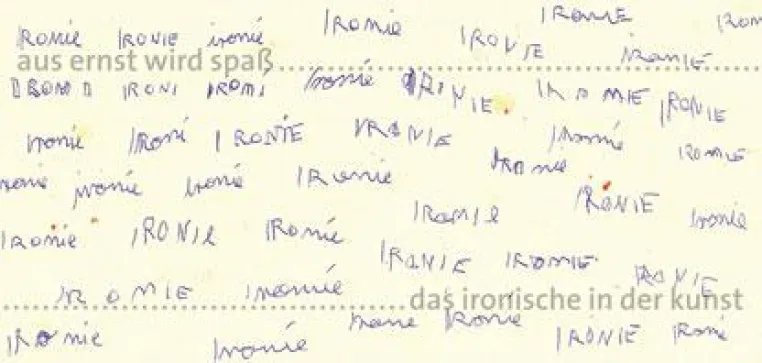 Bild: »aus ernst wird spaß … das ironische in der kunst«