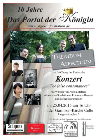 Premiere: „Theatrum Affectuum“ in der Garnison-Kirche Celle Bild: Premiere: „Theatrum Affectuum“ in der Garnison-Kirche Celle