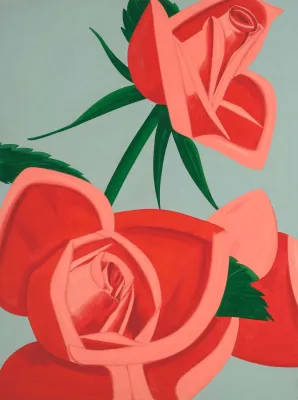 Bild: Alex Katz im Museum Brandhorst | GALERIE FRANK FLUEGEL ROSE BUD NEUE EDITION
