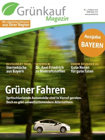 Grünkauf und MY LIFE von Burda arbeiten zusammen: Das Grünkauf Magazin, der neue Wegweiser für grünen Konsum Bild: Grünkauf und MY LIFE von Burda arbeiten zusammen: Das Grünkauf Magazin, der neue Wegweiser für grünen Konsum