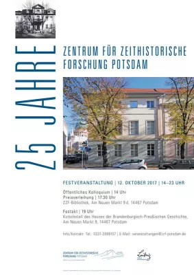 Bild: „… von herausragender Bedeutung für die Geschichtswissenschaften in Deutschland“ - 25 Jahre ZZF