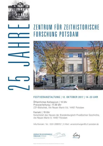 Bild: „… von herausragender Bedeutung für die Geschichtswissenschaften in Deutschland“ - 25 Jahre ZZF