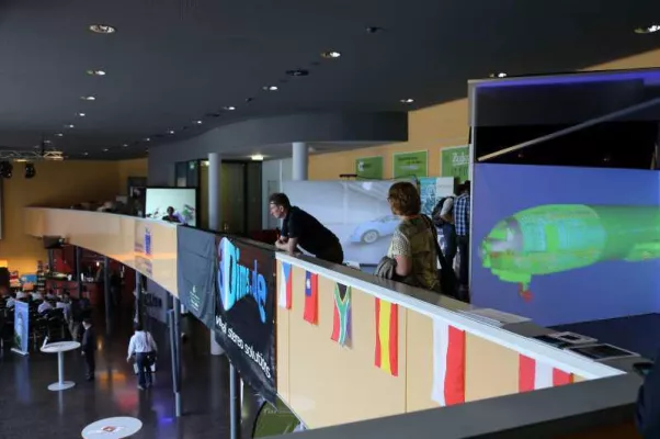 Bild: Symposium IT Factory Innovation: Bestandserfassung mit 3D-Roboter