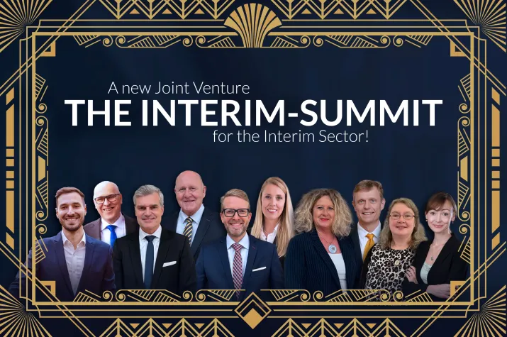 Interim Management Provider gründen Joint Venture „THE INTERIM-SUMMIT“ – zwei Marken, eine Mission Bild: Interim Management Provider gründen Joint Venture „THE INTERIM-SUMMIT“ – zwei Marken, eine Mission
