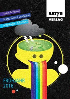 Bild: Frühjahrsprogramm 2016: Satirisches Lesebuch, Heavy Metal-Roman, Humoristisches Sachbuch, Jugendbuch