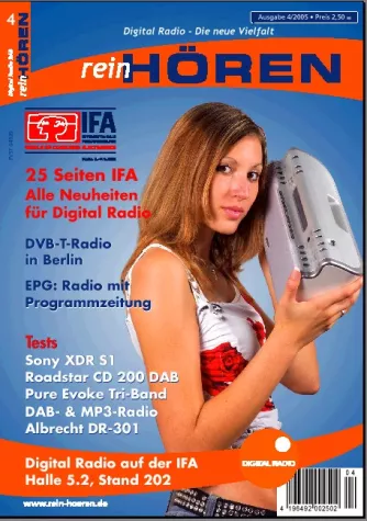 Bild: reinHÖREN 4/2005 mit 25 Seiten IFA-Sonderteil