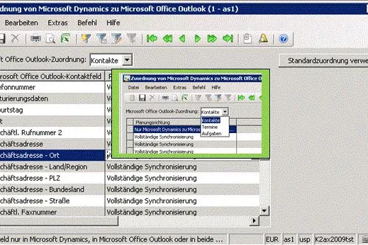 Kontaktdaten für den Außendienst mit Microsoft Dynamics AX und Microsoft Outlook in der Tasche Bild: Kontaktdaten für den Außendienst mit Microsoft Dynamics AX und Microsoft Outlook in der Tasche