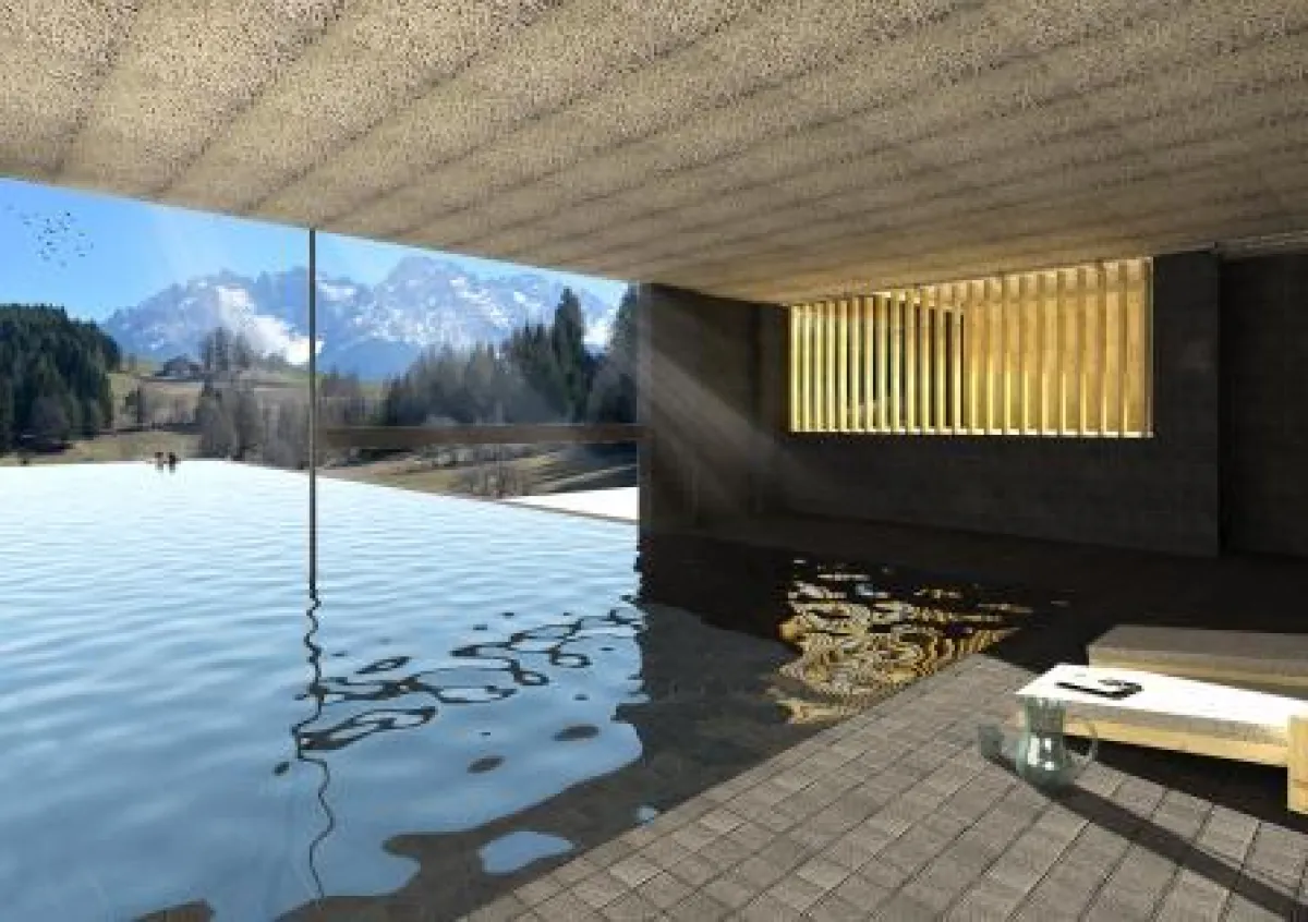 Infinitypool im Hotel Pfösl