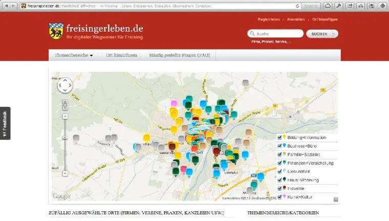 Gewerbeverband Freising startet digitalen Wegweiser Bild: Gewerbeverband Freising startet digitalen Wegweiser