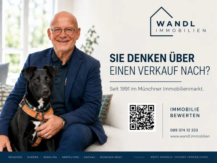 Bild: Wandl.Immobilien fokussiert im Raum München die Verkäufervertretung – Käufer bleiben provisionsfrei