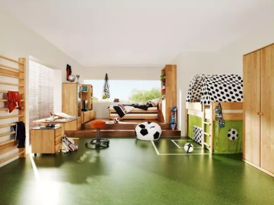 Bild: Toben, tollen, turnen - Fantasie im Kinderzimmer