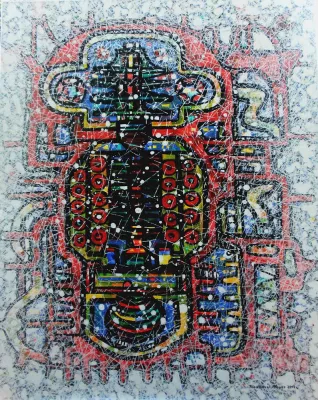 Bild: Stilgalerie zeigt die Serie „Die Farbe Wei? von Friedhard Meyer