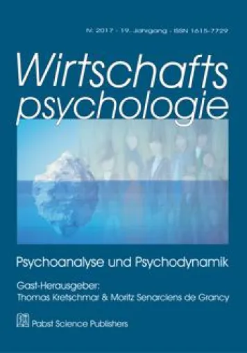 Bild: Wirtschaftspsychologie: Psychodynamik in Unternehmen per Psychoanalyse erfassen und beeinflussen