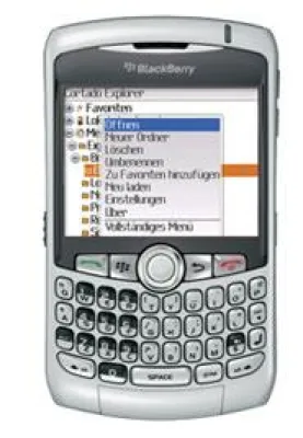 Bild: Cortado Corporate Server 3.6 integriert BlackBerry®-Geräte in die Unternehmens-IT