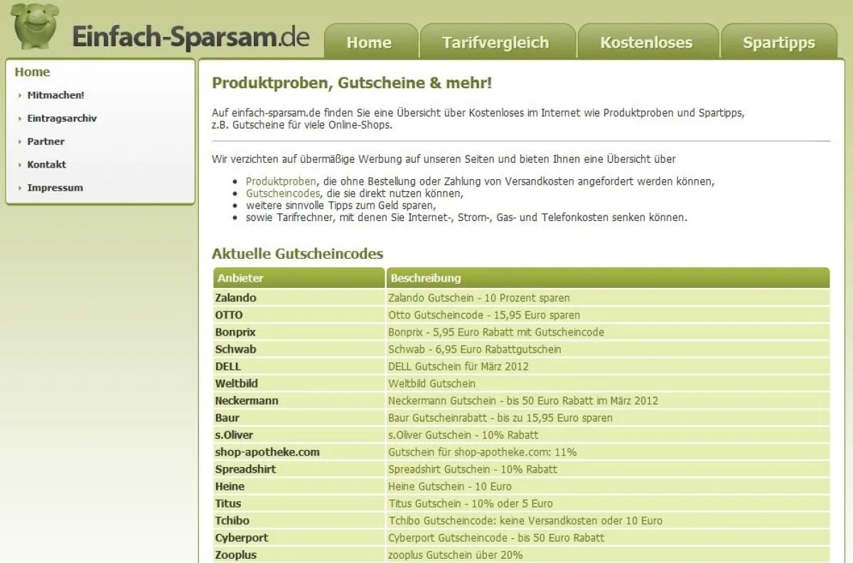 Alltagstipps und Gutscheine