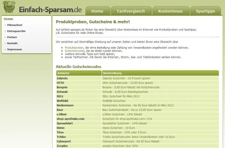 Bild: Spartipps im Alltag