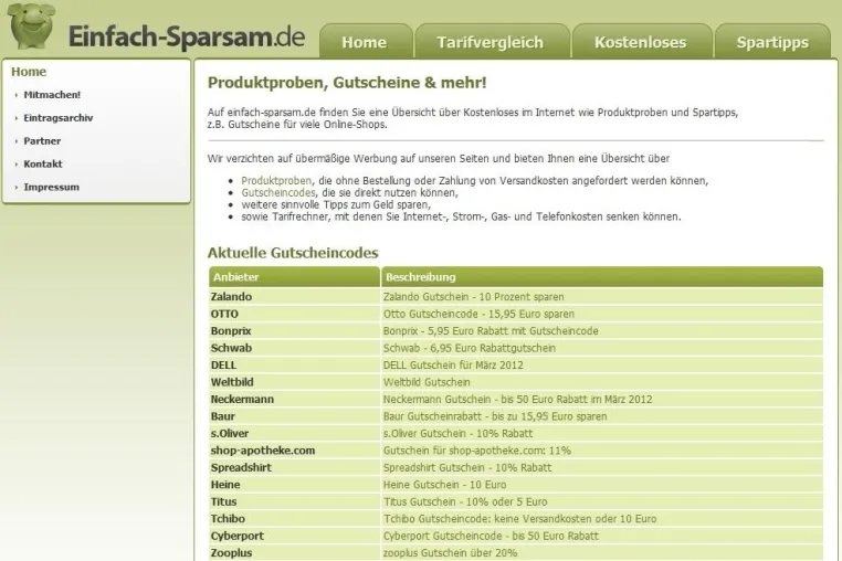 Bild: Spartipps im Alltag