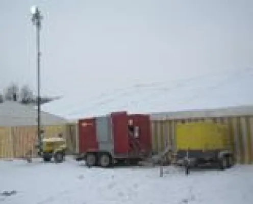 Bild: Schwimmerball trotz Kälte nicht ins Wasser gefallen