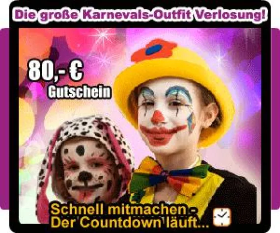 Bild: Die große Karnevals-Outfit Verlosung jetzt online