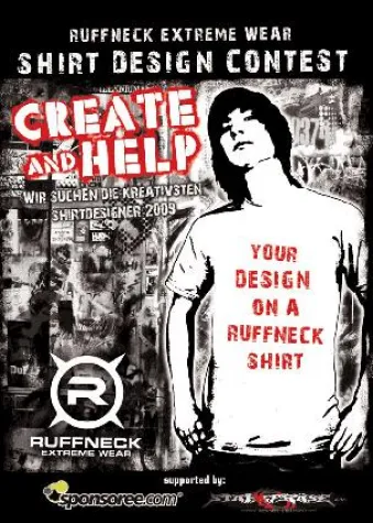 Create & Help – Ruffneck T-Shirt Design Contest Bild: Create & Help – Ruffneck T-Shirt Design Contest