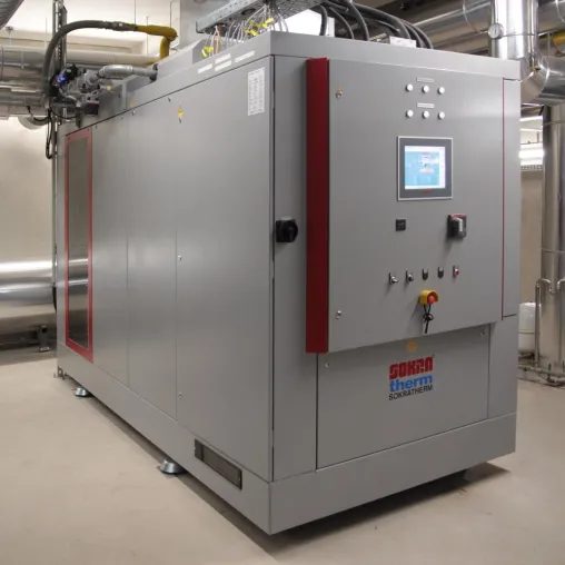 SOKRATHERM präsentiert erstmals auf der E-world 2019 das neu entwickelte Blockheizkraftwerk GG 260 Bild: SOKRATHERM präsentiert erstmals auf der E-world 2019 das neu entwickelte Blockheizkraftwerk GG 260