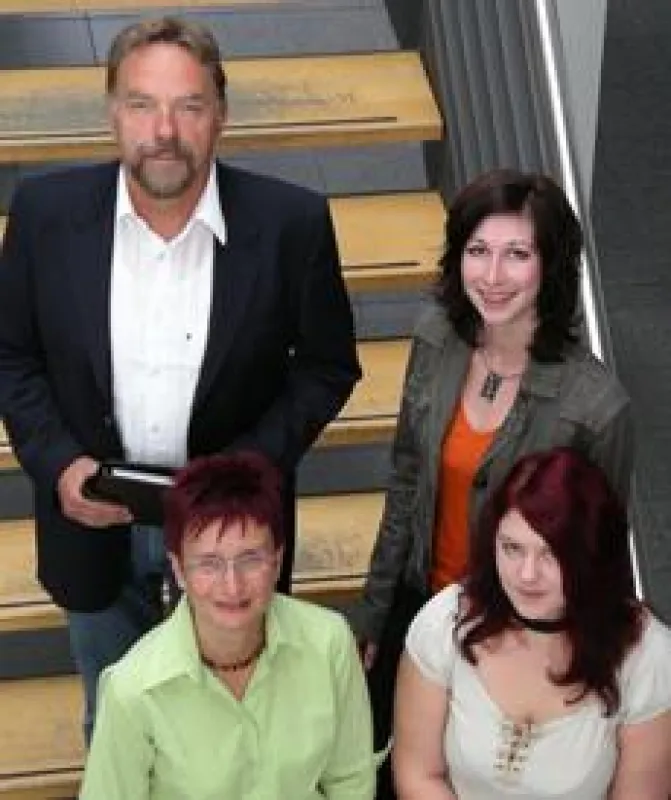 Dr. Thomas Müller, Katharina Neuber, Karin Müller und Monique Lehmann (von links oben nach rechts unten)