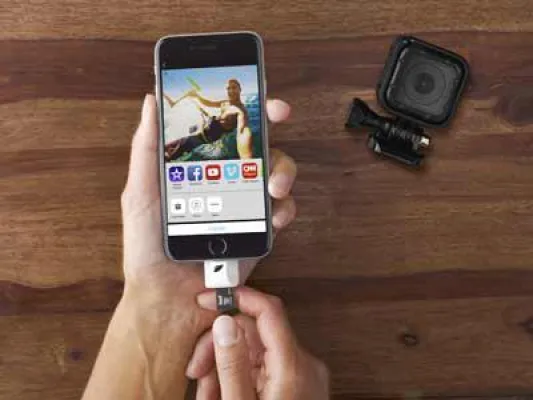 Leef iAccess: microSD-Speichererweiterung für iPhone, iPad und iPod Bild: Leef iAccess: microSD-Speichererweiterung für iPhone, iPad und iPod